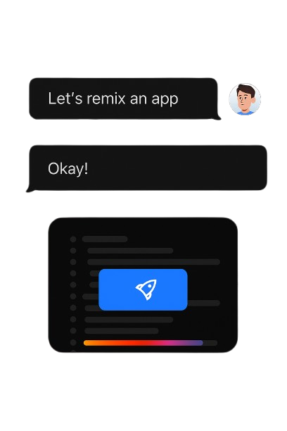Remix apps in minutes